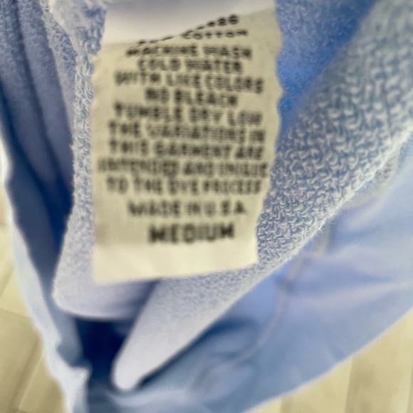 Retro Brand Black Label Los Angeles Light Blue Graphic Sweatshirt, size medium - Picture 6 of 6